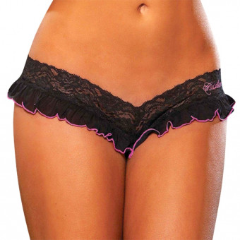 Ажурные трусики-танга с рюшами, Hustler Lingerie