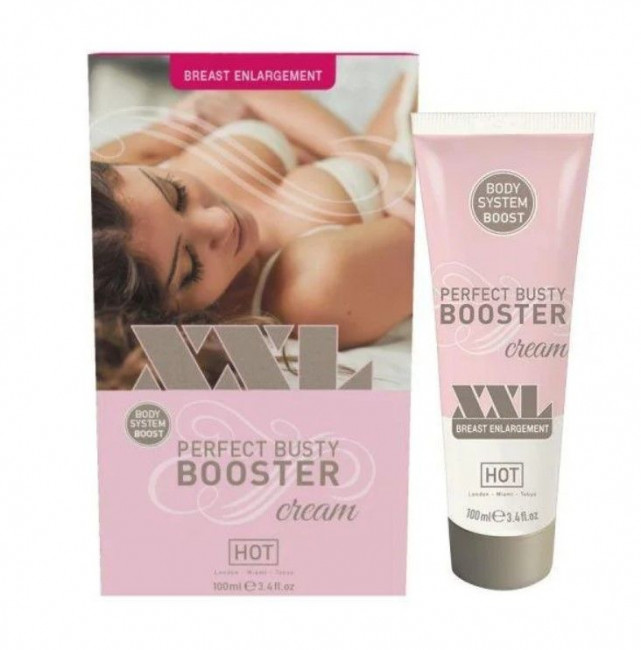 Ухаживающий крем для груди и зоны декольте XXL BUSTY BOOSTER - 100 мл., HOT Ухаживающий крем для груди и зоны декольте XXL BUSTY BOOSTER - 100 мл., HOT