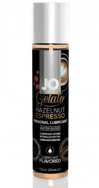 Лубрикант с ароматом орехового эспрессо JO GELATO HAZELNUT ESPRESSO - 30 мл., System JO Лубрикант с ароматом орехового эспрессо JO GELATO HAZELNUT ESPRESSO - 30 мл., System JO