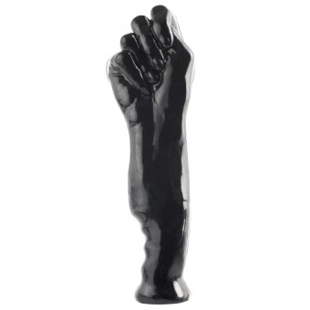 Черный фаллоимитатор-кулак Works Fist of Fury - 28 см., Pipedream