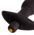 Чёрная анальная пробка с вибрацией Vibrating Butt Plug - 14,5 см., Pornhub