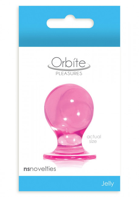 Малая розовая анальная пробка Orbite - 4,5 см., NS Novelties Малая розовая анальная пробка Orbite - 4,5 см., NS Novelties