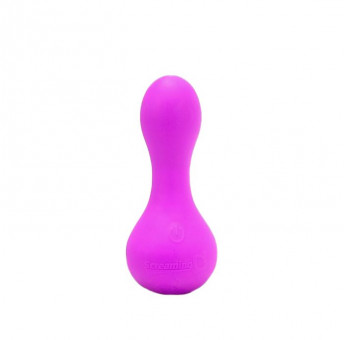 Фиолетовый мини-вибратор Affordable Rechargeable Moove , Screaming O