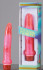 Красный анальный вибратор Jelly Anal Slim Jim - 17,5 см., Seven Creations