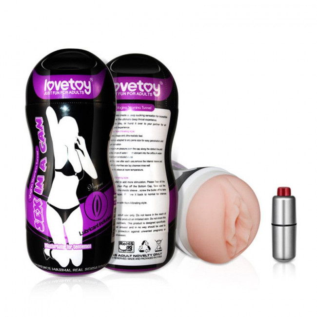 Мастурбатор Sex In A Can Vibra Vagina Tunnel, Lovetoy Мастурбатор Sex In A Can Vibra Vagina Tunnel, Lovetoy
