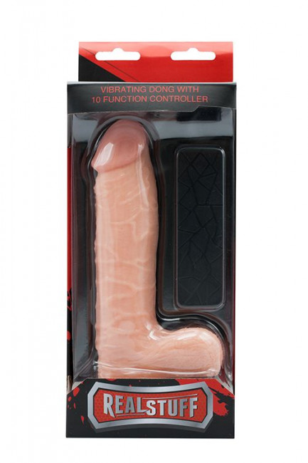 Телесный вибратор-реалистик REALSTUFF 7INCH DONG - 18 см., Dream Toys