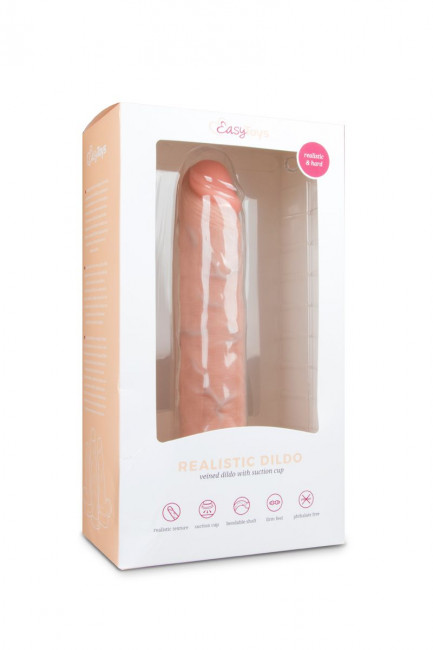 Телесный фаллоимитатор Realistic Dildo - 28,5 см. Телесный фаллоимитатор Realistic Dildo - 28,5 см.