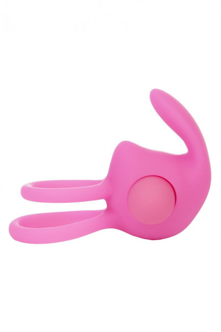 Розовое эрекционное виброкольцо с 10 режимами вибрации, Lovetoy