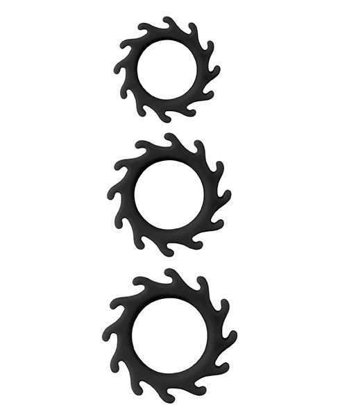Набор из 3 эрекционных колец MENZSTUFF BUZZ SAW COCK RING SET, Dream Toys Набор из 3 эрекционных колец MENZSTUFF BUZZ SAW COCK RING SET, Dream Toys