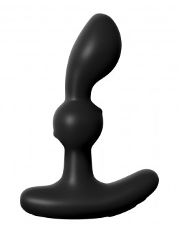 Чёрный вибромассажер простаты P-Motion Massager - 15,2 см., Pipedream