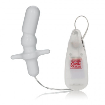 Вибромассажёр простаты Pocket Exotics Vibrating Anal "T" Vibe - 12,8 см., California Exotic Novelties
