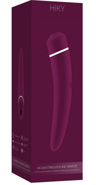 Фиолетовый вакуумный клиторальный вибромассажер Personal vibrator HIKY , Shots Media BV Фиолетовый вакуумный клиторальный вибромассажер Personal vibrator HIKY , Shots Media BV