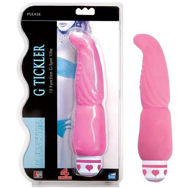 Розовый G-вибростимулятор G Tickler - 21,6 см., Dream Toys Розовый G-вибростимулятор G Tickler - 21,6 см., Dream Toys