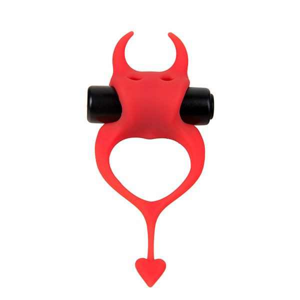 Красное эрекционное кольцо в форме дьяволенка DEVOL COCKRING , Adrien Lastic