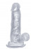 Прозрачный фаллоимитатор Realistic Cock 6" With Scrotum - 15 см., Shots Media BV Прозрачный фаллоимитатор Realistic Cock 6" With Scrotum - 15 см., Shots Media BV