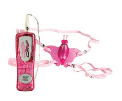 Светящийся розовый стимулятор клитора Micro Butterfly Arouser, California Exotic Novelties Светящийся розовый стимулятор клитора Micro Butterfly Arouser, California Exotic Novelties