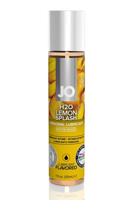 Лубрикант с ароматом лимона JO Flavored Lemon Splash - 30 мл., System JO