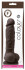 Коричневый силиконовый фаллоимитатор с мошонкой Pleasures 5 Dildo - 18 см., NS Novelties Коричневый силиконовый фаллоимитатор с мошонкой Pleasures 5 Dildo - 18 см., NS Novelties