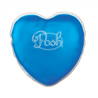 Теплый массажер голубого цвета Posh Warm Heart Massagers, California Exotic Novelties