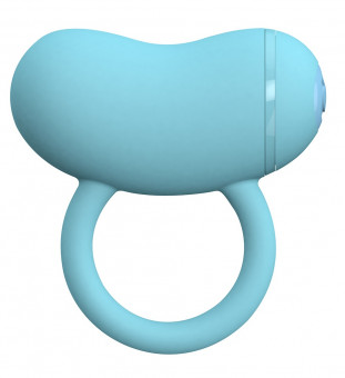 Голубое виброкольцо на пенис ENZO COUPLES RING , Toy Joy