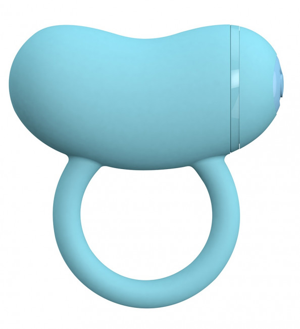 Голубое виброкольцо на пенис ENZO COUPLES RING , Toy Joy