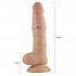 Телесный реалистичный фаллоимитатор 8.5" Real Extreme Dildo - 22 см.