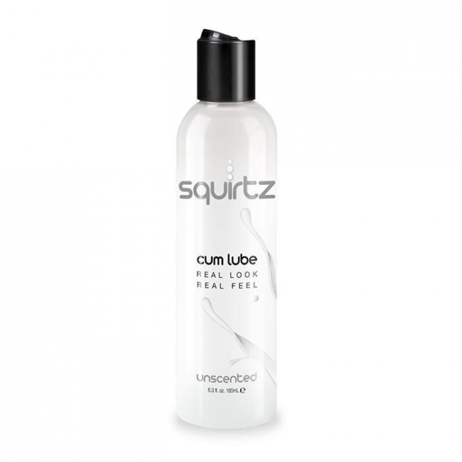 Лубрикант с консистенцией семенной жидкости Squirtz Cum Lube Unscented - 186 мл., Topco Sales