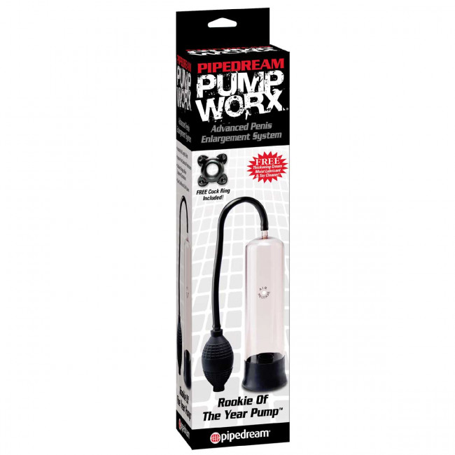 Черная мужская помпа Rookie of the Year Pump, Pipedream