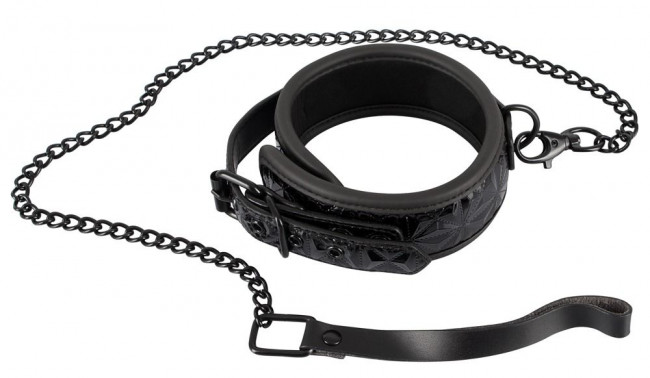 Ошейник и поводок с геометрическим узором Collar with Leash, Orion