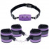 Набор Purple Pleasure Set: наручники, наножники и кляп, Pipedream Набор Purple Pleasure Set: наручники, наножники и кляп, Pipedream