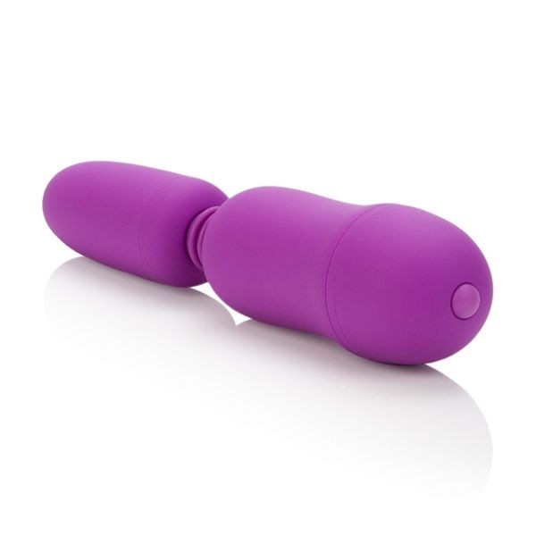 Фиолетовый вибростимулятор с функцией нагрева WARM N GLOW MASSAGER, California Exotic Novelties