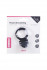 Чёрное виброкольцо для пениса Power Heart Clit Cockring, Lovetoy