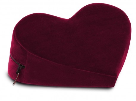 Малая бордовая подушка-сердце для любви Liberator Heart Wedge, Liberator