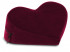 Малая бордовая подушка-сердце для любви Liberator Heart Wedge, Liberator