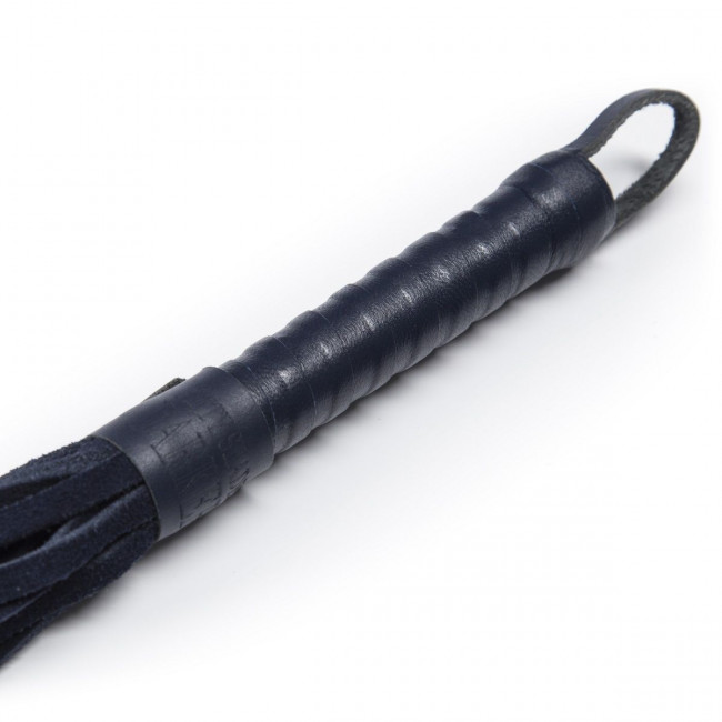 Тёмно-синий мини-флоггер No Bounds Collection Mini Flogger - 33 см., Fifty Shades of Grey