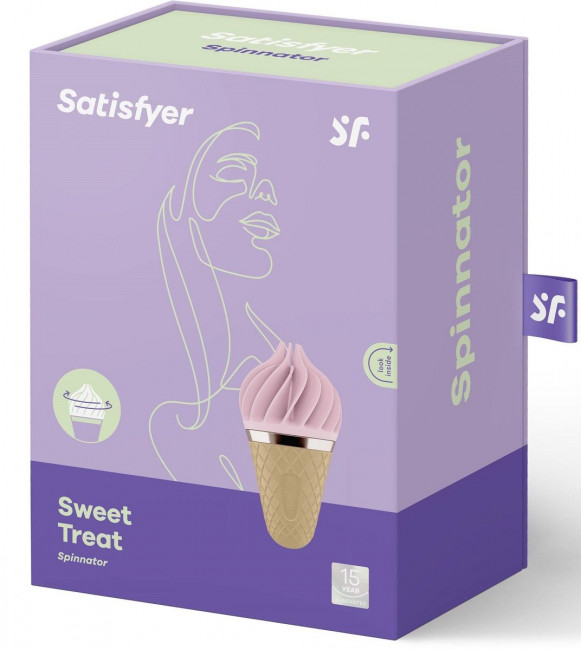 Вибратор-спиннер с розовыми лепестками Satisfyer Layons Sweet Temptation