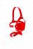 Красный кожаный кляп Leather Mouth Gag, Shots Media BV Красный кожаный кляп Leather Mouth Gag, Shots Media BV