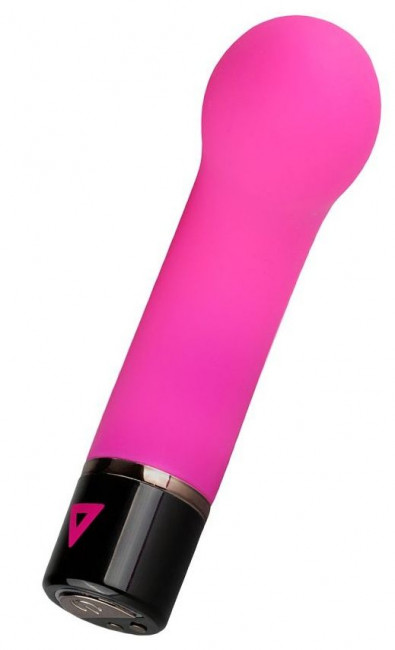Розовый силиконовый мини-вибратор Lil Gspot - 13 см., EDC Wholesale