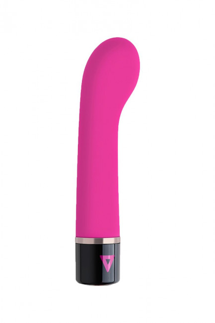 Розовый силиконовый мини-вибратор Lil Gspot - 13 см., EDC Wholesale