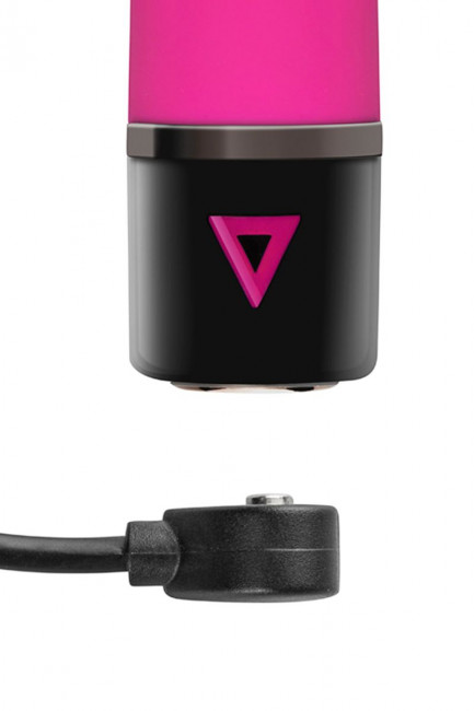 Розовый силиконовый мини-вибратор Lil Gspot - 13 см., EDC Wholesale