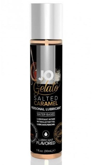 Лубрикант с ароматом солёной карамели JO GELATO SALTED CARAMEL - 30 мл., System JO Лубрикант с ароматом солёной карамели JO GELATO SALTED CARAMEL - 30 мл., System JO
