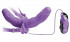 Женский вибрострапон с вагинальной пробкой Vibrating Double Delight Strap-On - 12,7 см., Pipedream Женский вибрострапон с вагинальной пробкой Vibrating Double Delight Strap-On - 12,7 см., Pipedream