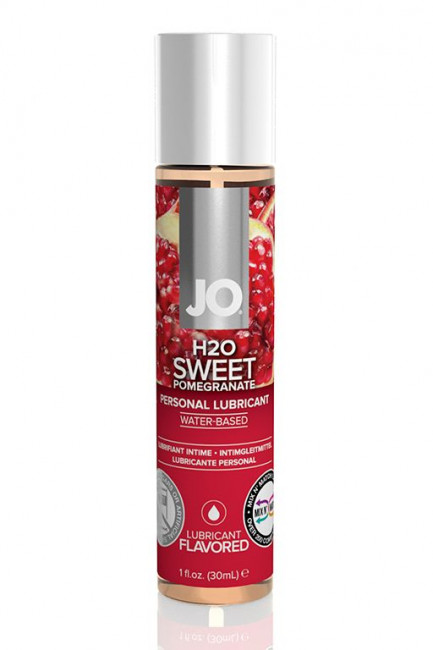 Лубрикант с ароматом граната JO Flavored Sweet Pomegranate - 30 мл., System JO Лубрикант с ароматом граната JO Flavored Sweet Pomegranate - 30 мл., System JO