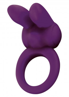 Фиолетовое эрекционное кольцо EOS THE RABBIT C-RING, Toy Joy