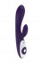 Фиолетовый вибратор Nalone Rhythm X2 с клиторальным стимулятором - 21,6 см., Nalone