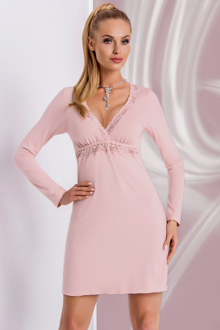 Сорочка Ariana II с длинным рукавом и кружевными вставками, Donna