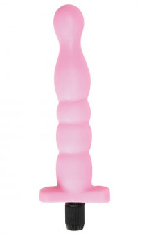 Розовый многоскоростной силиконовый вибратор - 17,8 см., Dream Toys