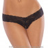 Ажурные трусики-тонг Crotchless, Coquette Int
