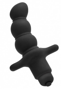 Черный анальный вибростимулятор N 53 Anal Finger Stimulator - 16,5 см. Черный анальный вибростимулятор N 53 Anal Finger Stimulator - 16,5 см.