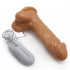 Телесный вибратор 10 Mode Vibrating Carved Dildo - 14 см., Howells